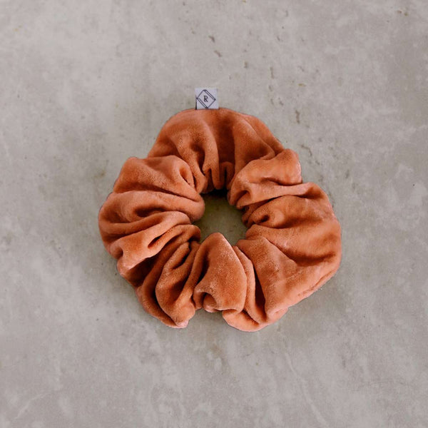 Naturally Dyed Velvet Scrunchie