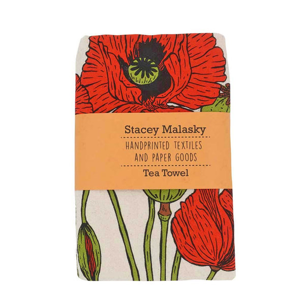 Poppies Tea Towel