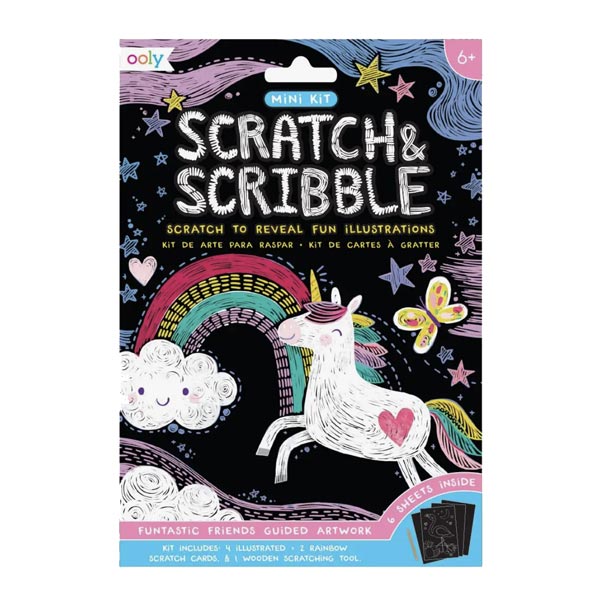 Large Scratch & Scribble Art Kits