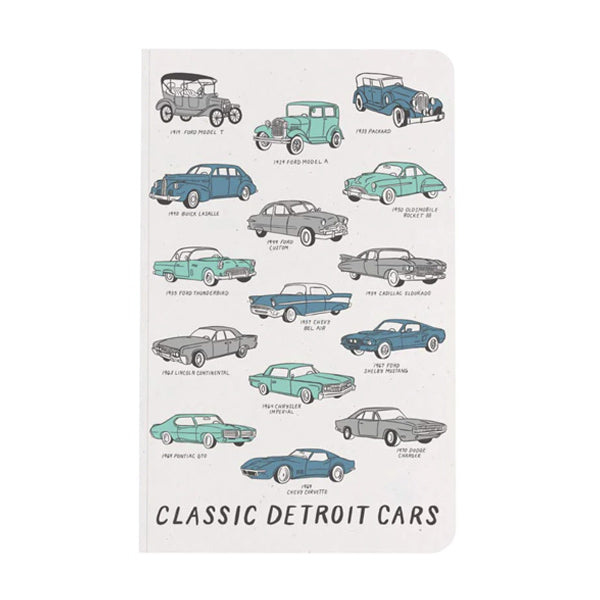 Classic Detroit Cars Notebook
