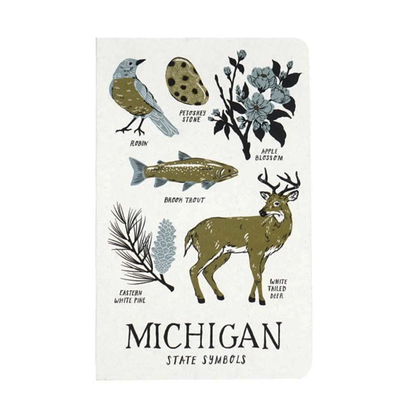 Michigan State Symbols Notebook