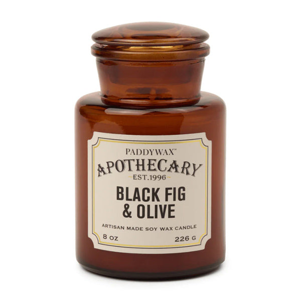 Apothecary Brown Glass Candles
