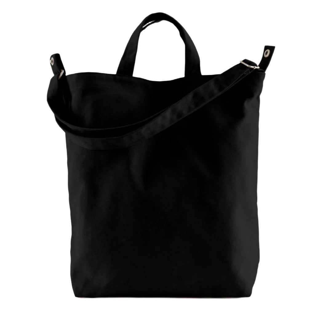 トートバッグ PATOU BLACK CANVAS SMALL TOTE PATOU SHOPPING BAG Patou | Patou canvas tote in organic cotton
