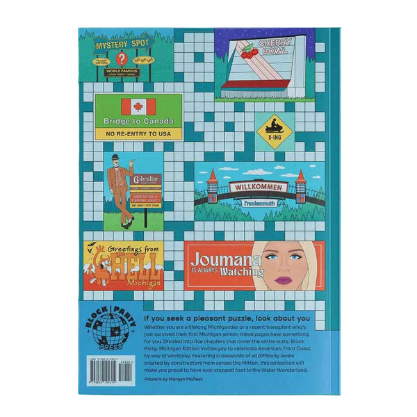 Block Party Crossword Book - Michigan Edition