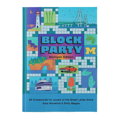 Block Party Crossword Book - Michigan Edition