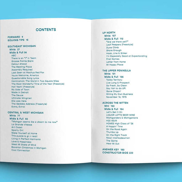 Block Party Crossword Book - Michigan Edition