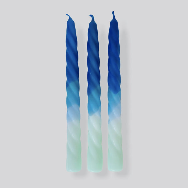 Dip Dye Candle - Twisted