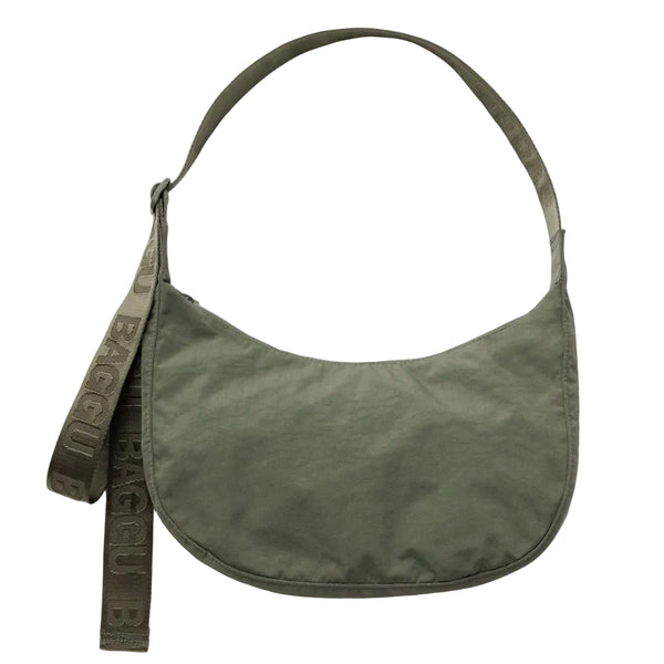 Medium Nylon Crescent Bag