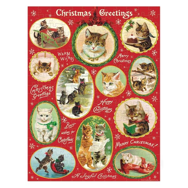 Christmas Cats Mini Puzzle