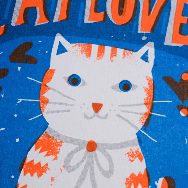 Cat Lover A4 Risograph Print