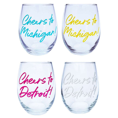 Cheers Wine Glasses