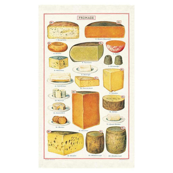 Cavallini Tea Towel