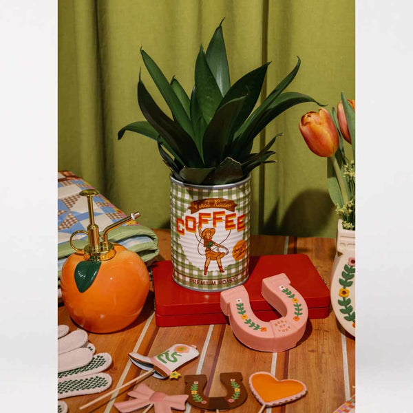 Ceramic Planter Coffee Can