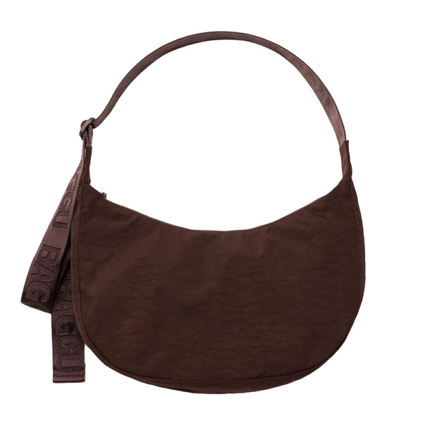 Medium Nylon Crescent Bag - City Bird 
