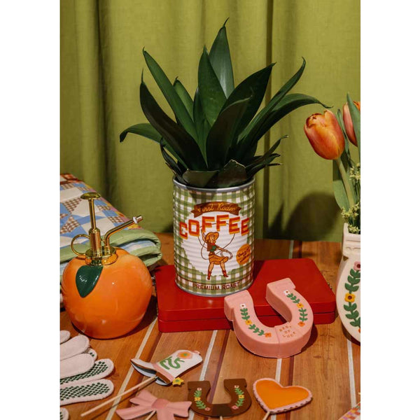 Ceramic Planter Coffee Can