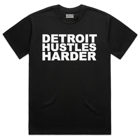 Detroit Hustles Harder T-shirt