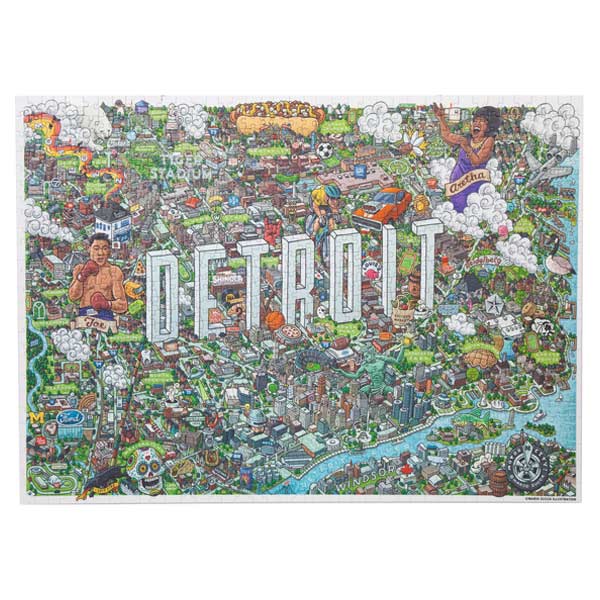 Detroit Map Puzzle