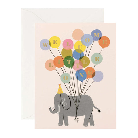 Welcome Elephant Card