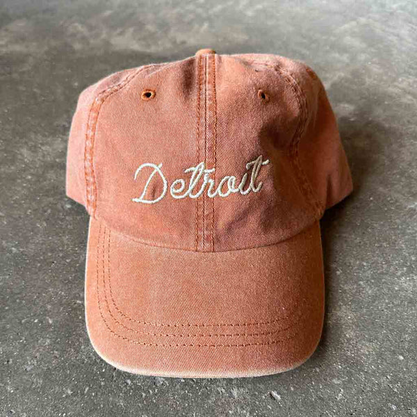 Detroit Rope Embroidery Dad Hat