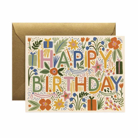Rifle Fiesta Birthday Card