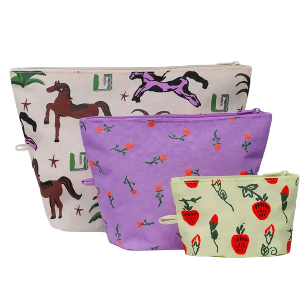 Baggu Go Pouch Set