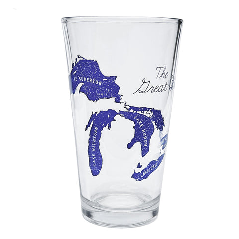 Illustrated Great Lakes Pint