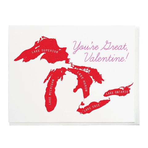 You're Great Valentine Card