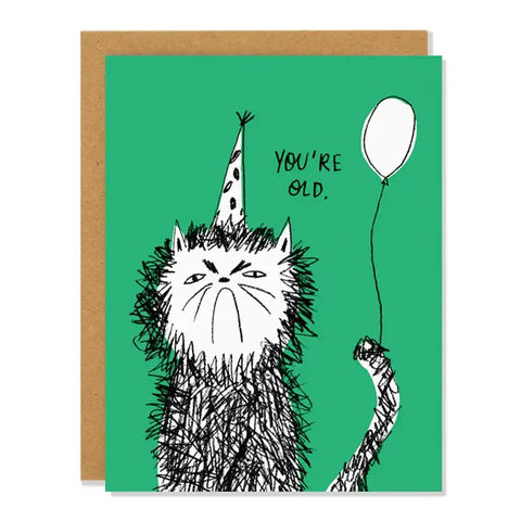 Snitty Kitty Birthday Card