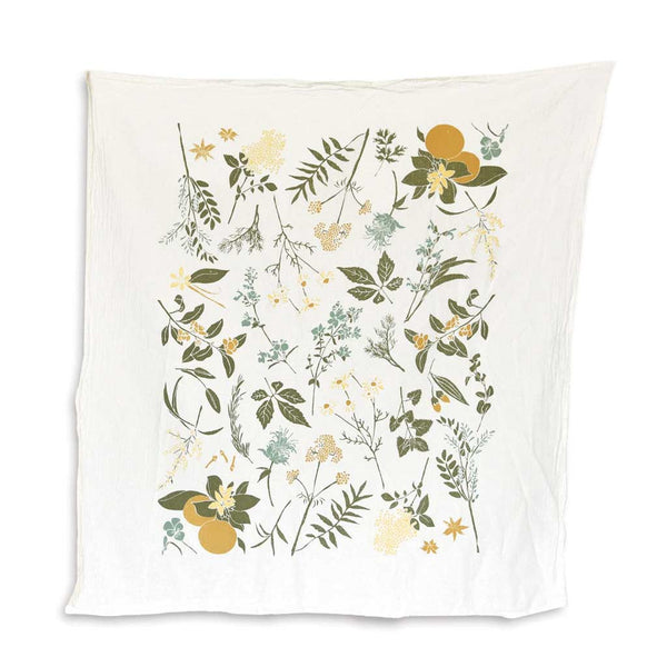 Herbal Tea Garden Towel