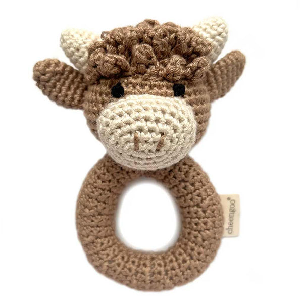 Crochet Ring Rattles - City Bird 