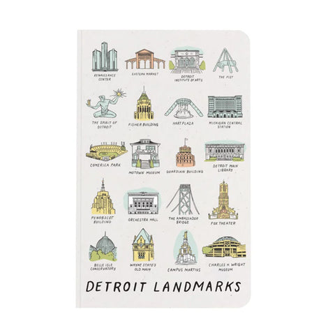 Detroit Landmarks Notebook