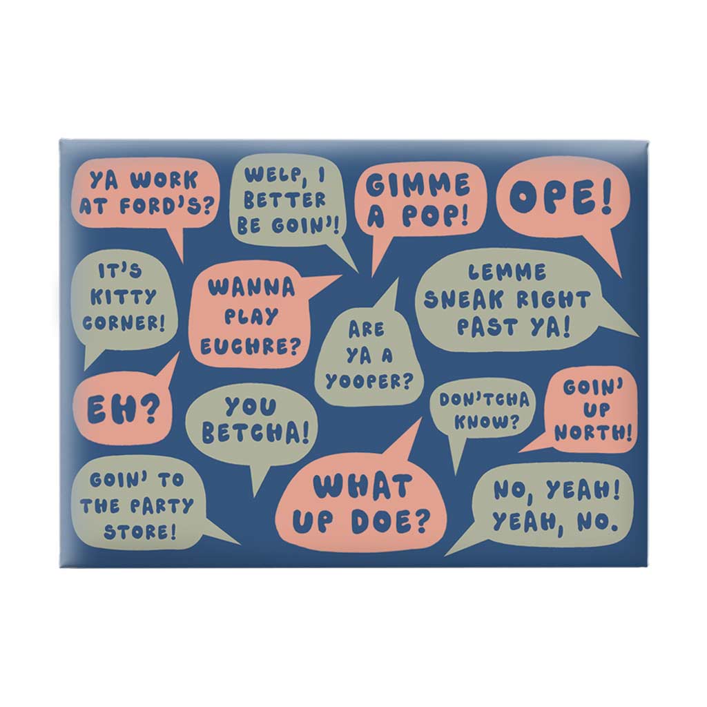 Michigan Lingo Magnet