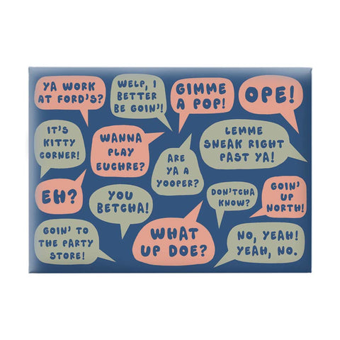 Michigan Lingo Magnet