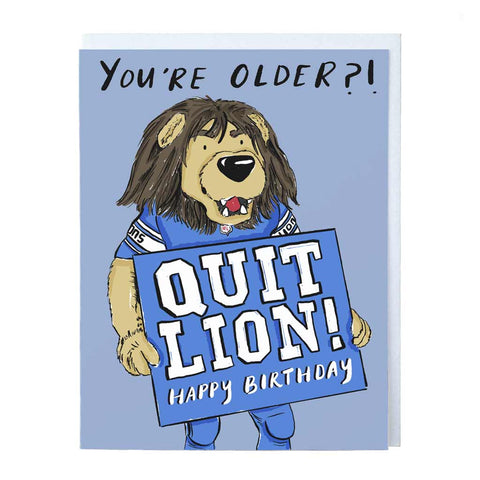 Lions Birthday Card