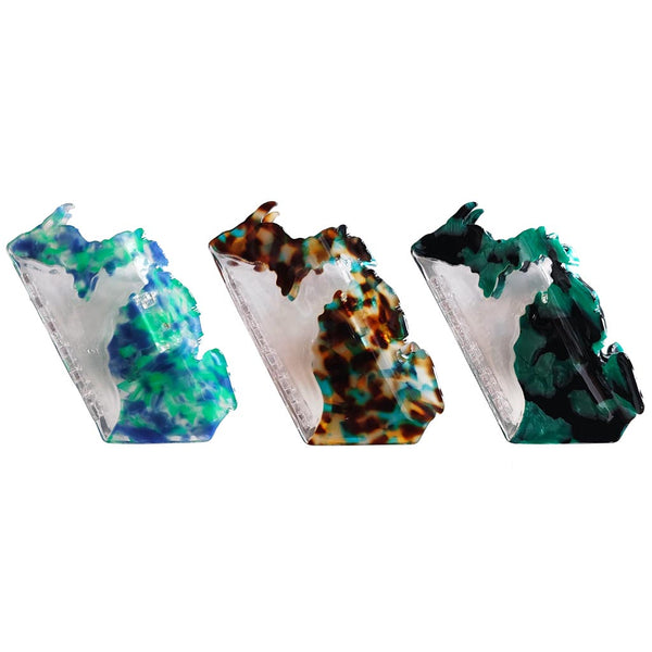 Michigan Silhouette Hair Claw Patterns