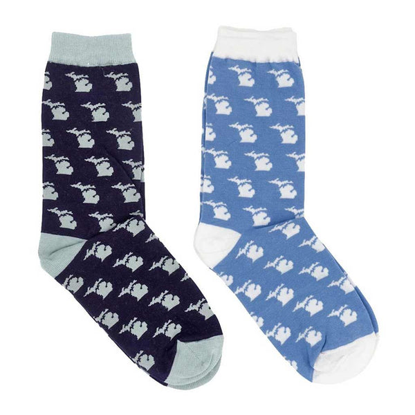 Michigan Mitten Pattern Socks
