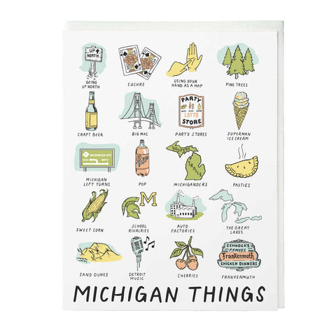 Michigan Things Card
