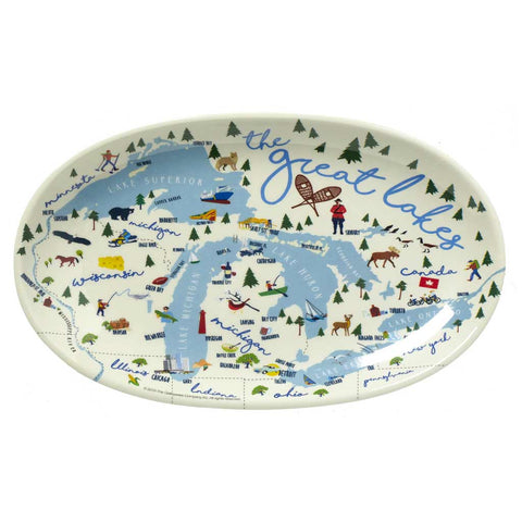 Great Lakes Tidbit Tray - 8.5"