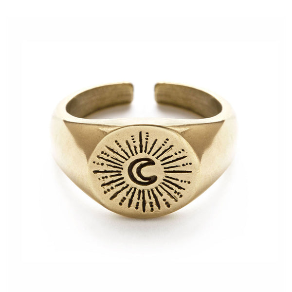 Luz de la Luna Signet Ring