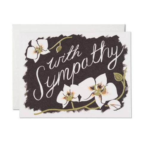 Sympathy Orchids Card