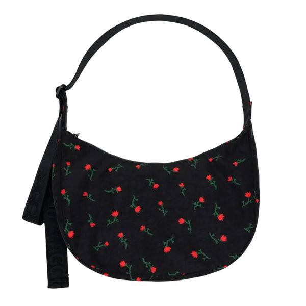 Medium Nylon Crescent Bag