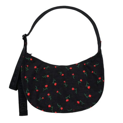 Medium Nylon Crescent Bag