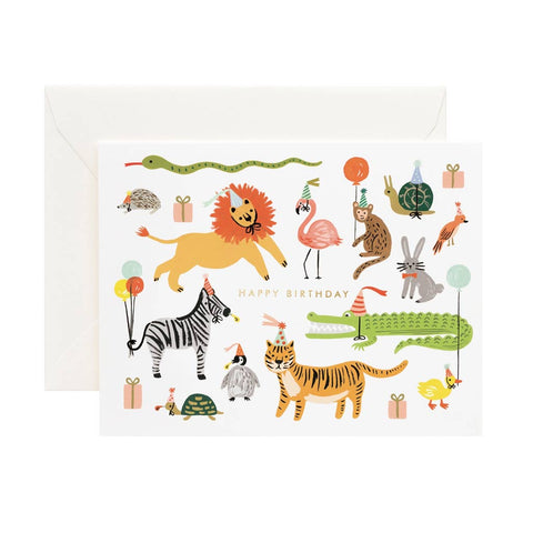 Party Animals Birthday Card