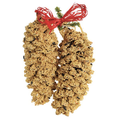 Holiday Pinecone Pair