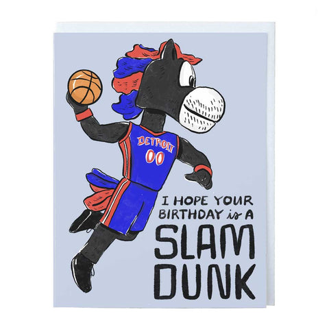Pistons Birthday Card