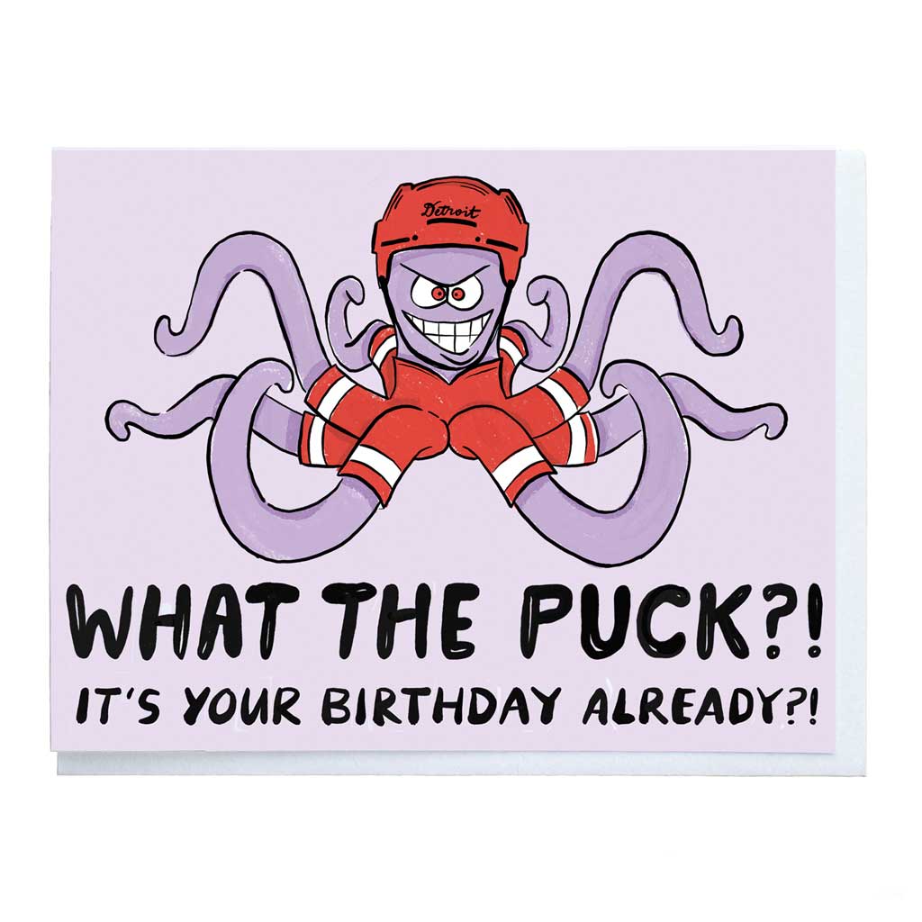 Red Wings Birthday Card