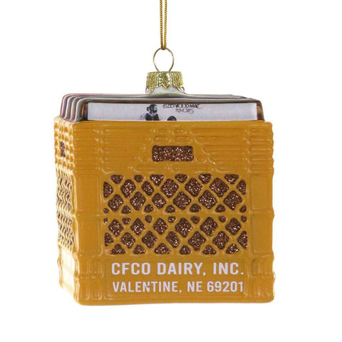 Crate of Records Ornament