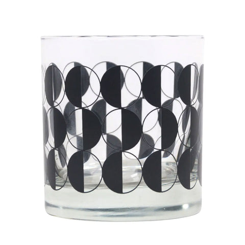 Partial Eclipse Rocks Glass