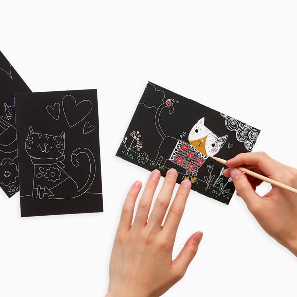 Mini Scratch and Scribble Art Kits – City Bird