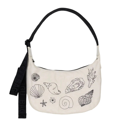 Medium Nylon Crescent Bag